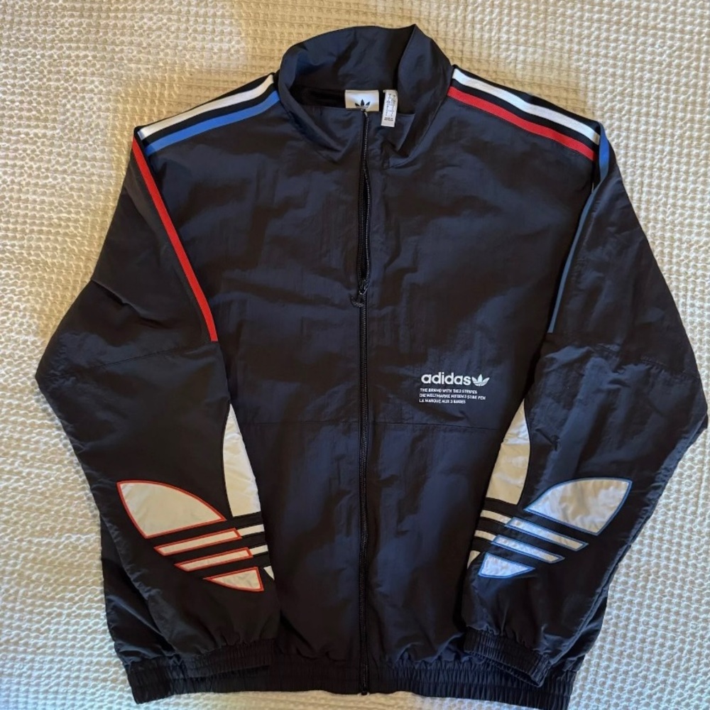 Men’s Adidas Originals Tricolor Track Jacket Size L